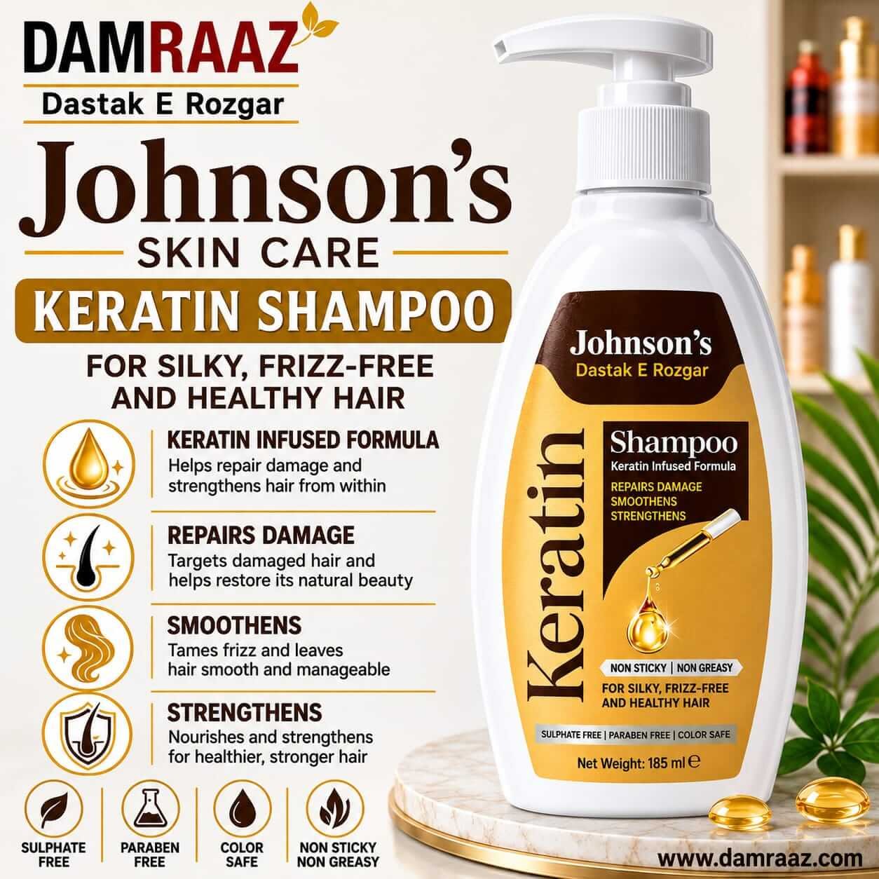 Johnson's Keratin Shampoo