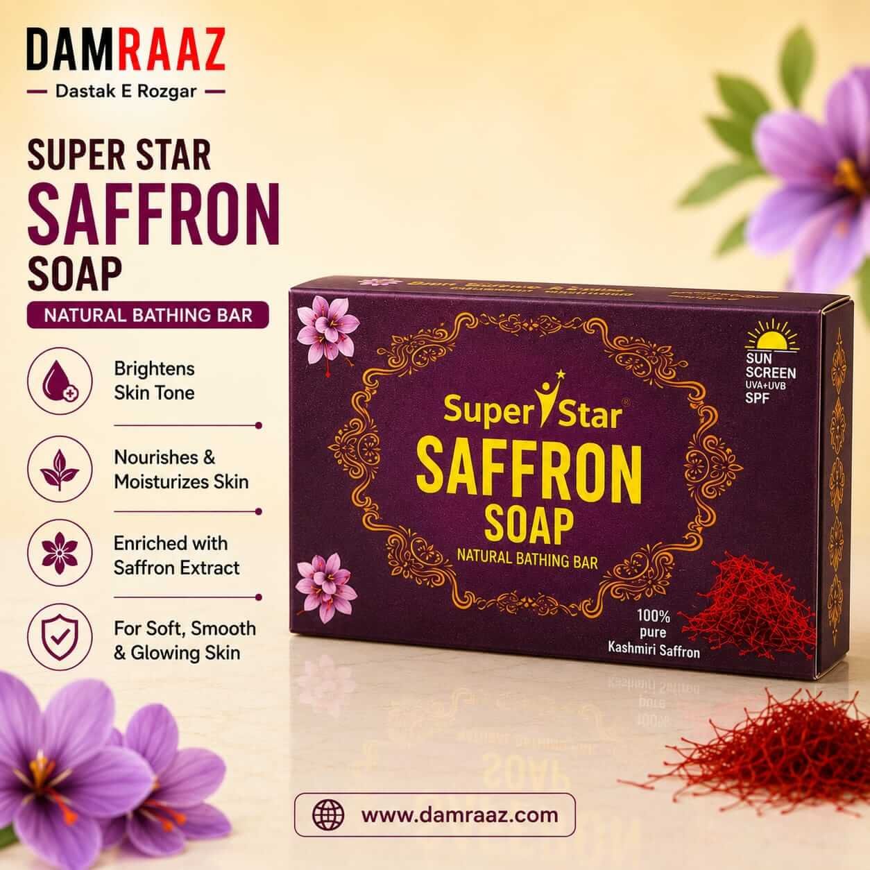 Super Star Saffron Soap