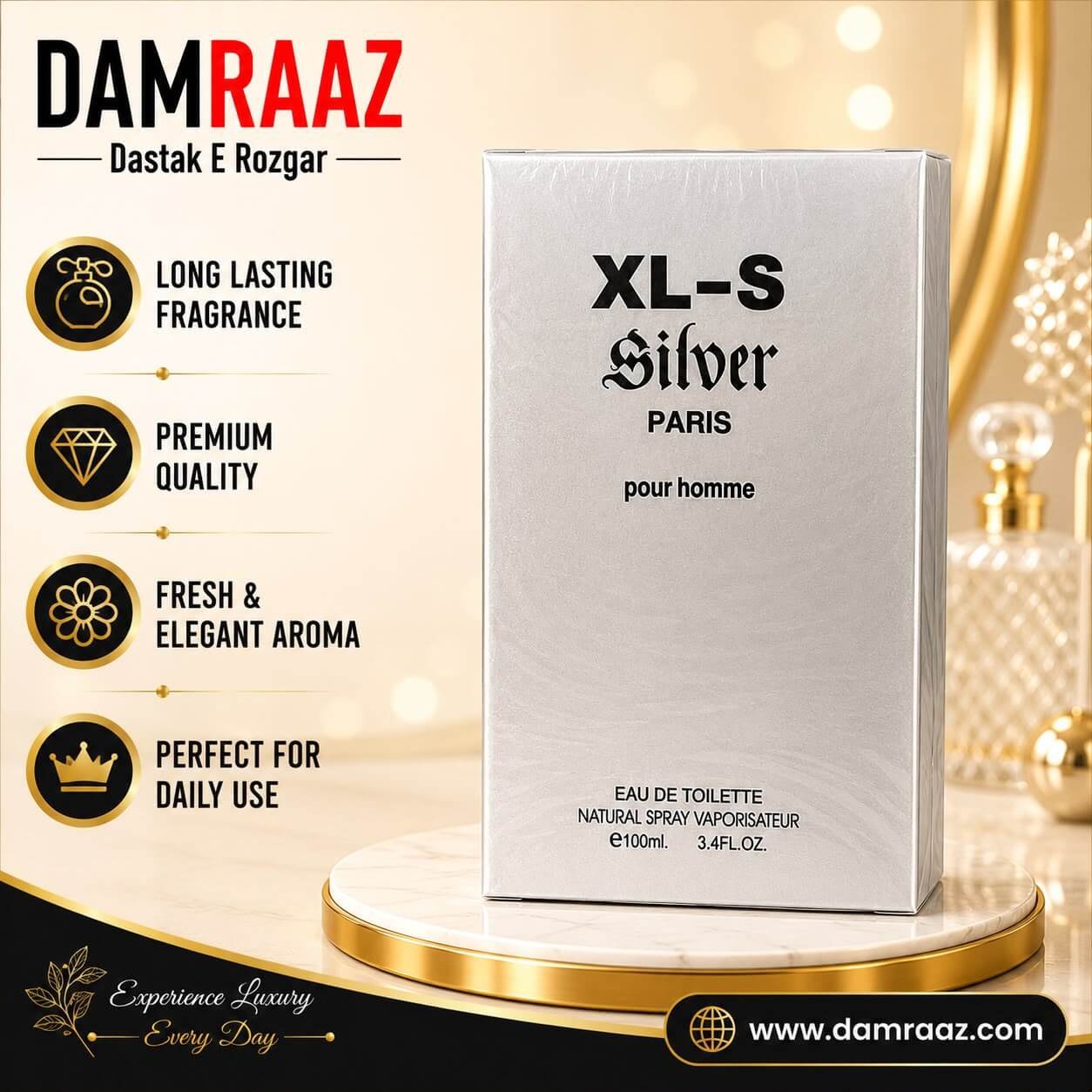 XL-S Silver Paris Eau De