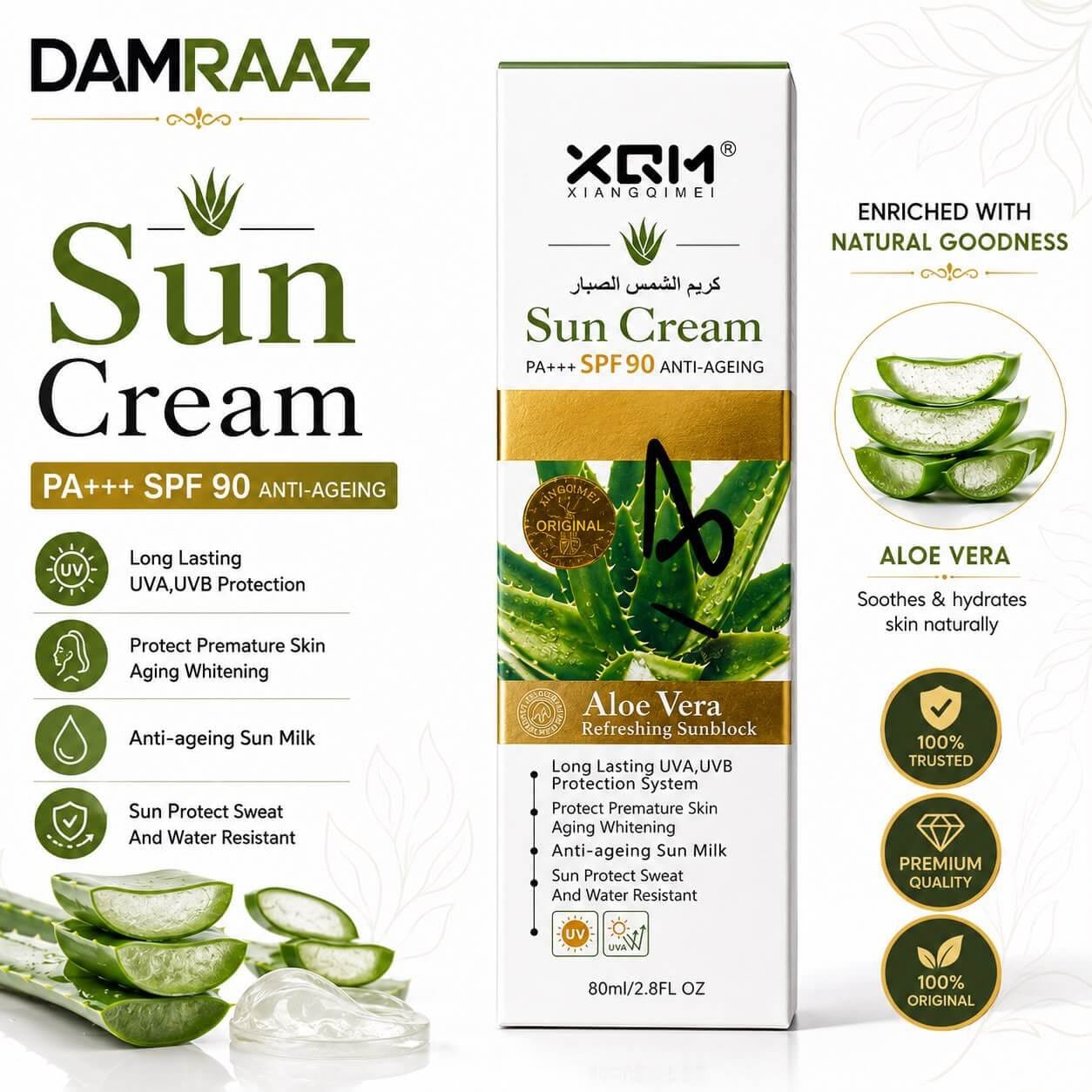 Sun Cream SPF 90 Aloe Vera