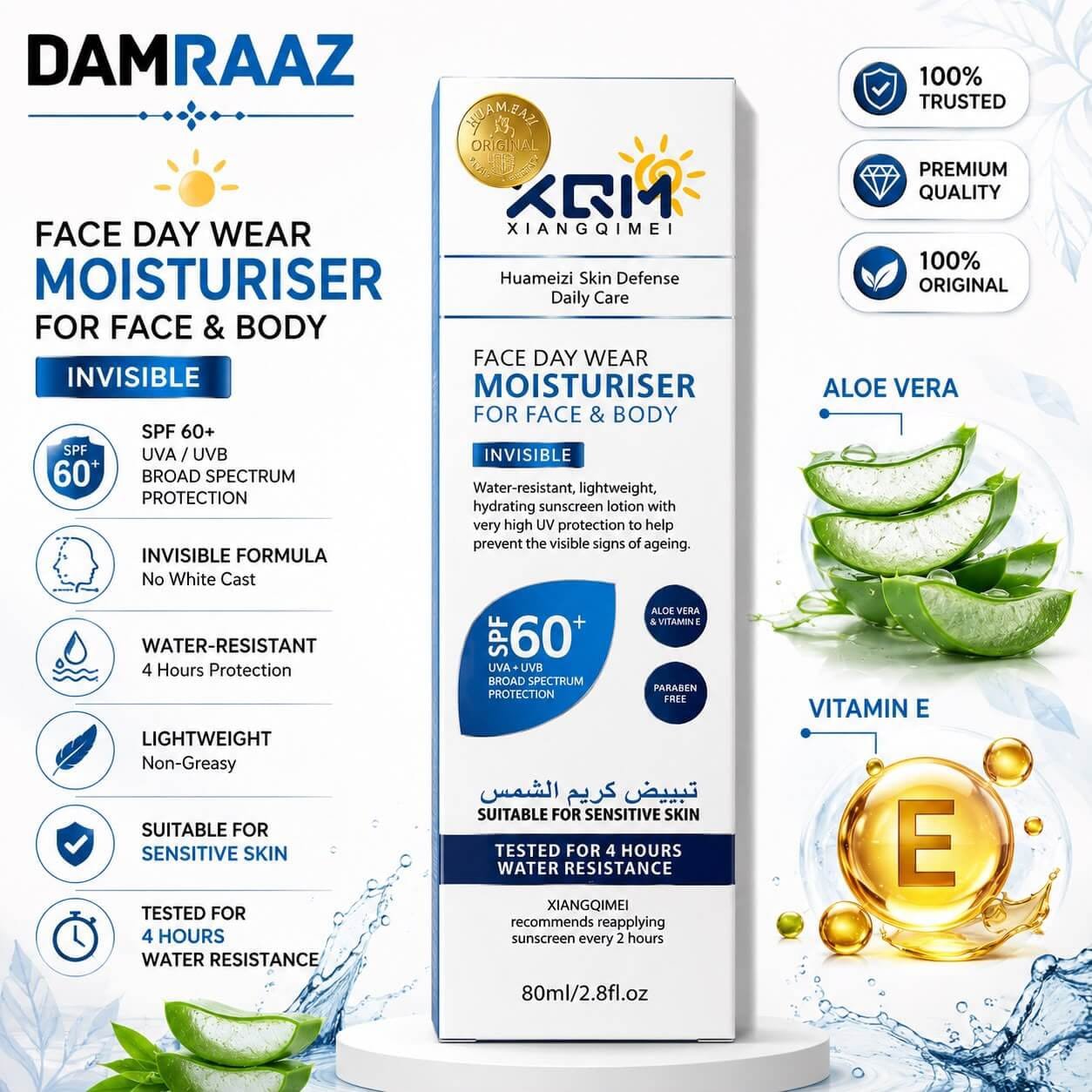 Face Day Wear Moisturiser SPF 60+