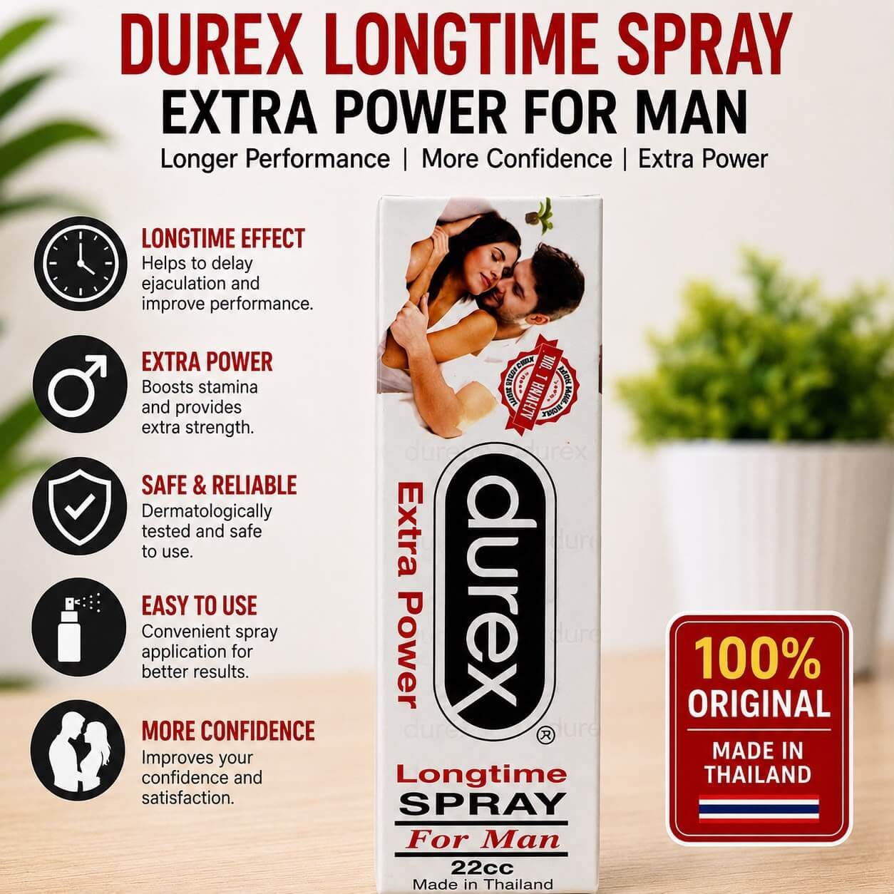 Durex Longtime Spray for Men (22cc)