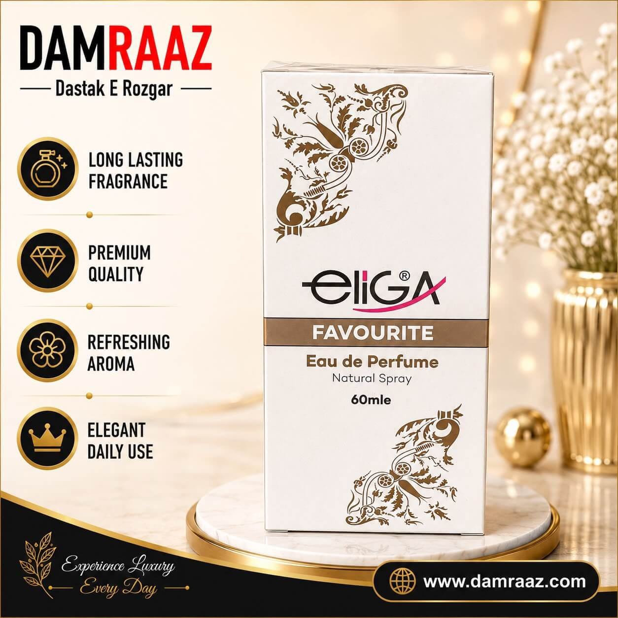 Eliga Favourite Eau De Parfum 60ml – Premium Fragrance
