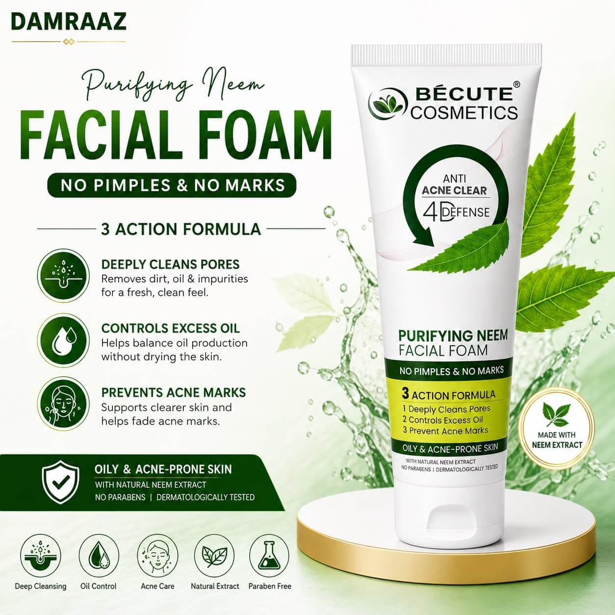 Purifying Neem Facial Foam