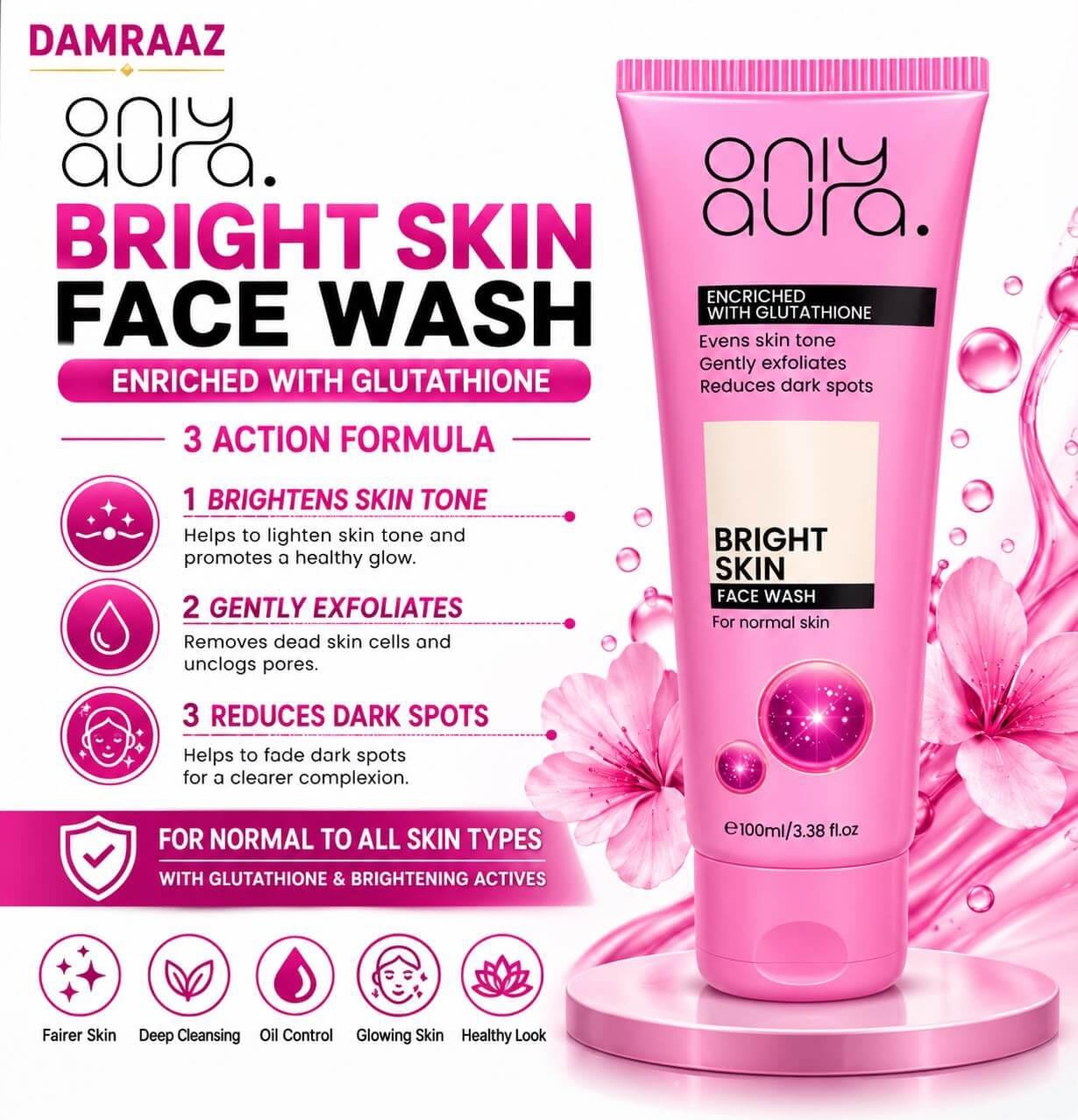 BRIGHT SKIN FACE WASH