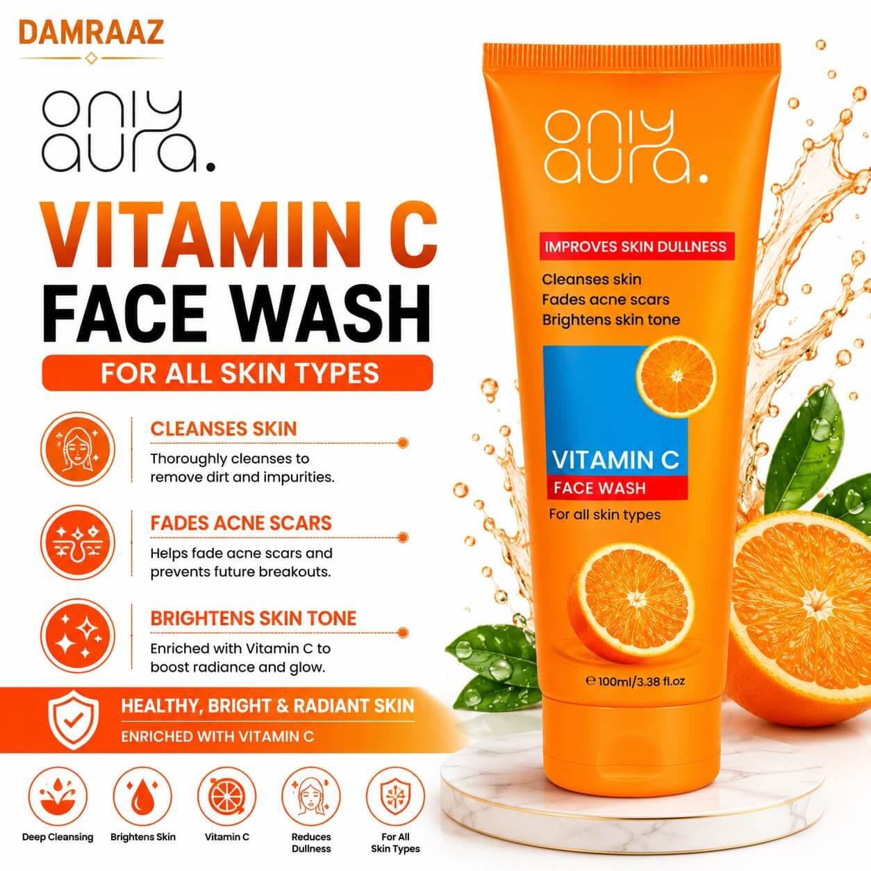 Aura Vitamin C Face Wash