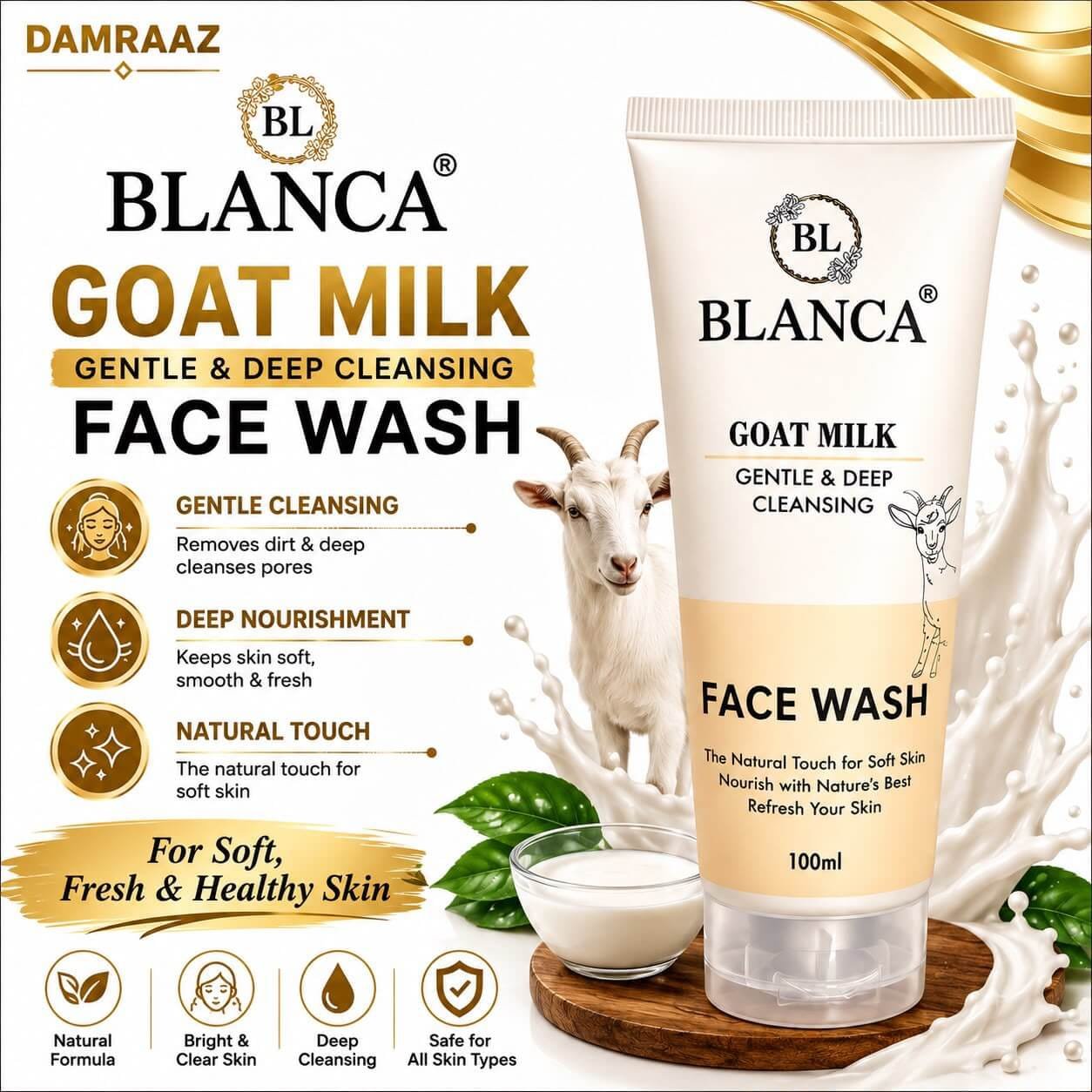 Blanca Goat Milk Face Wash