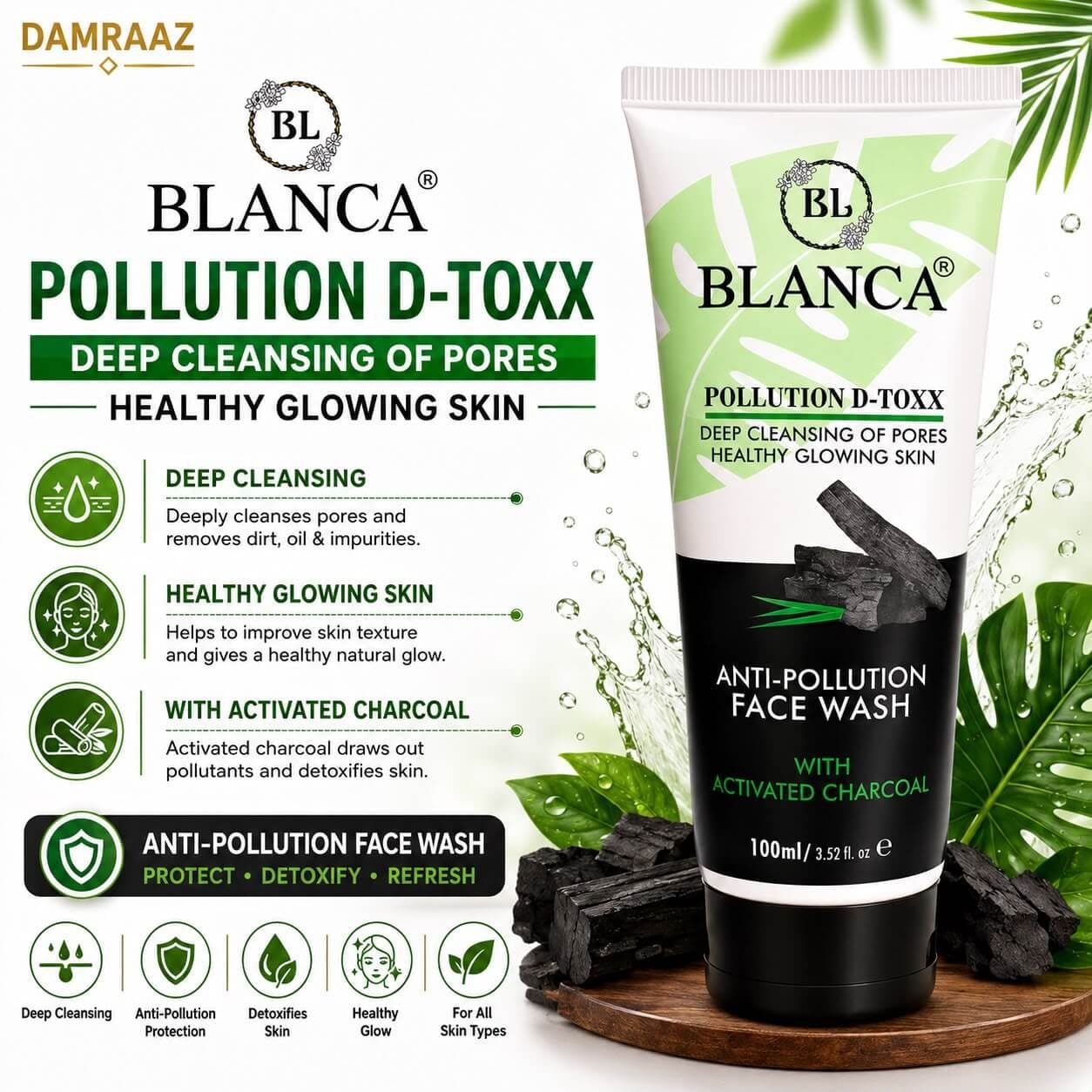 Blanca Pollution D-Toxx Face Wash