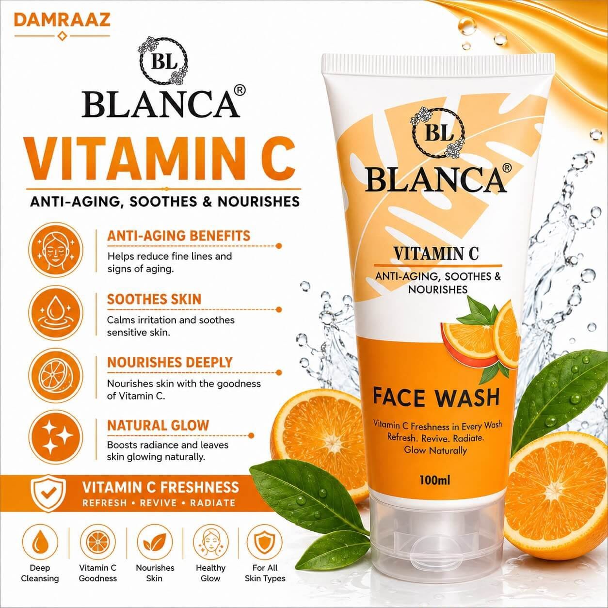 BLANCA Vitamin C Face Wash