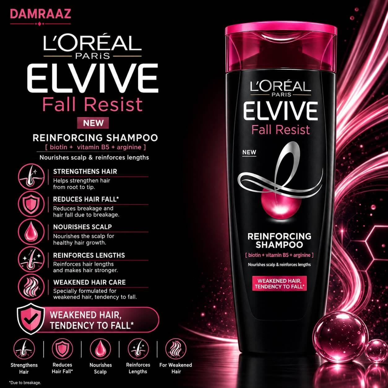 L'Oréal Paris Elvive Fall Resist Reinforcing Shampoo