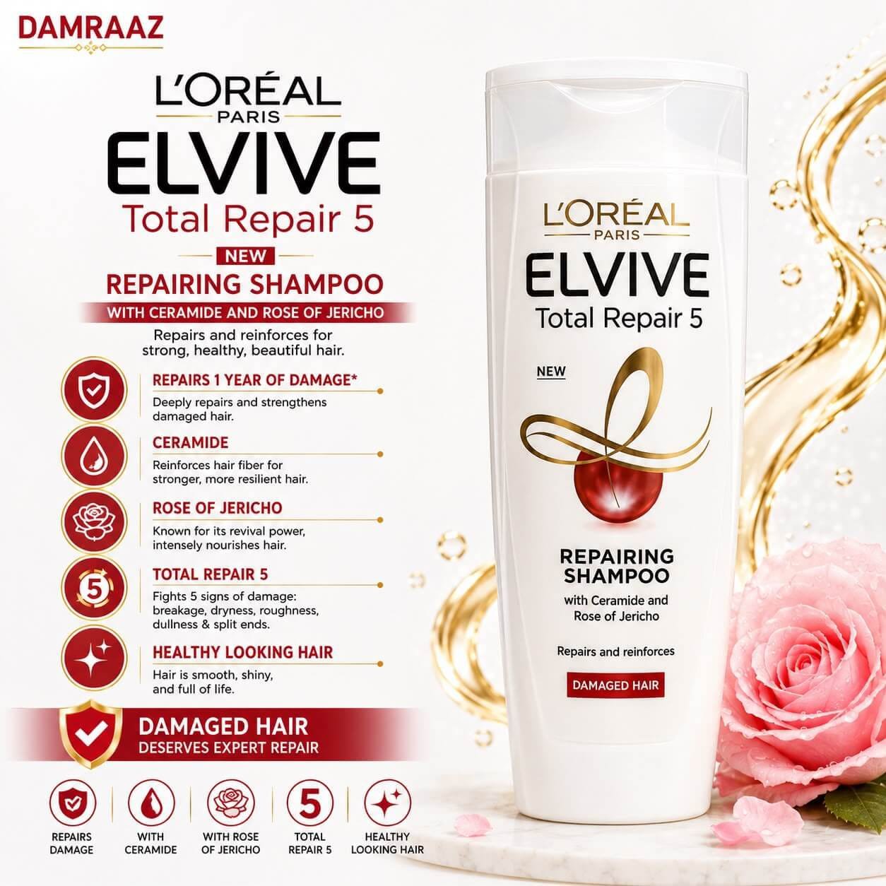 L'Oréal Paris Elvive Total Repair 5 Repairing Shampoo