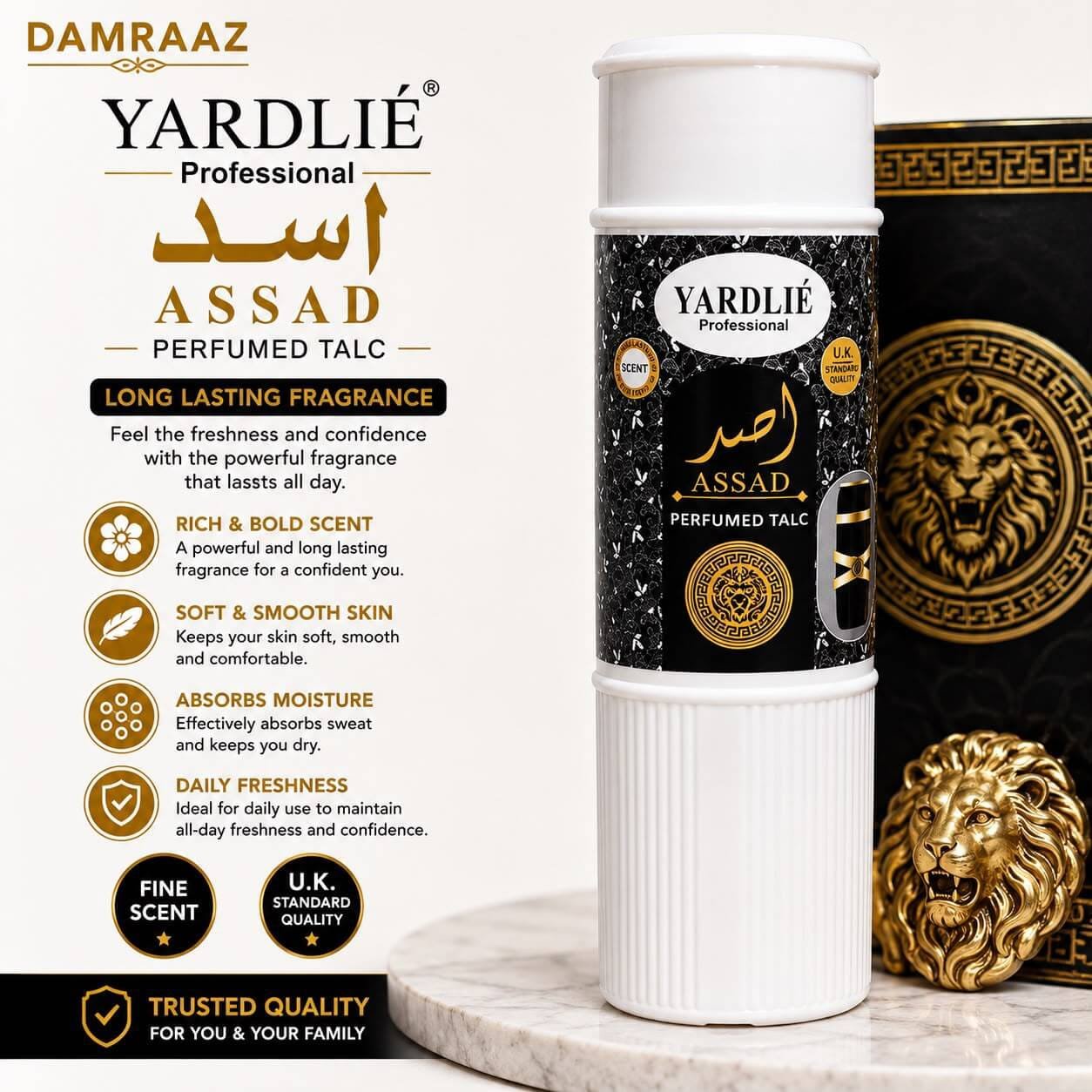 Yardlie Professional Assad Perfumed Talc